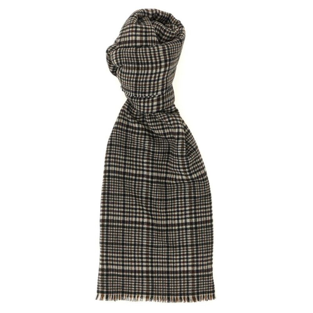 Brunello Cucinelli Women Prince Of Wales Cashmere Scarf